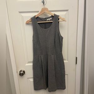 Madewell Grey Ponte Dress - Size: Small